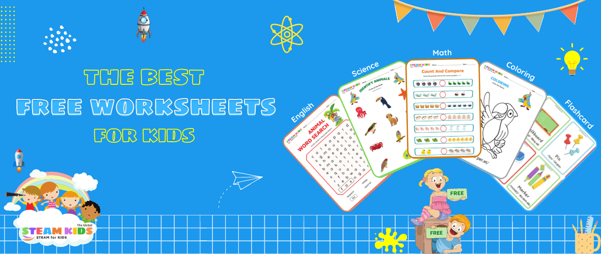 STEAM KIDS - The Best Free Worksheets For Kids