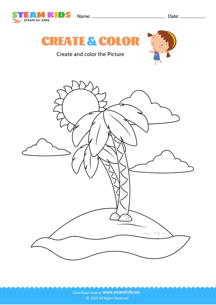 Free Coloring Worksheet - Color the picture