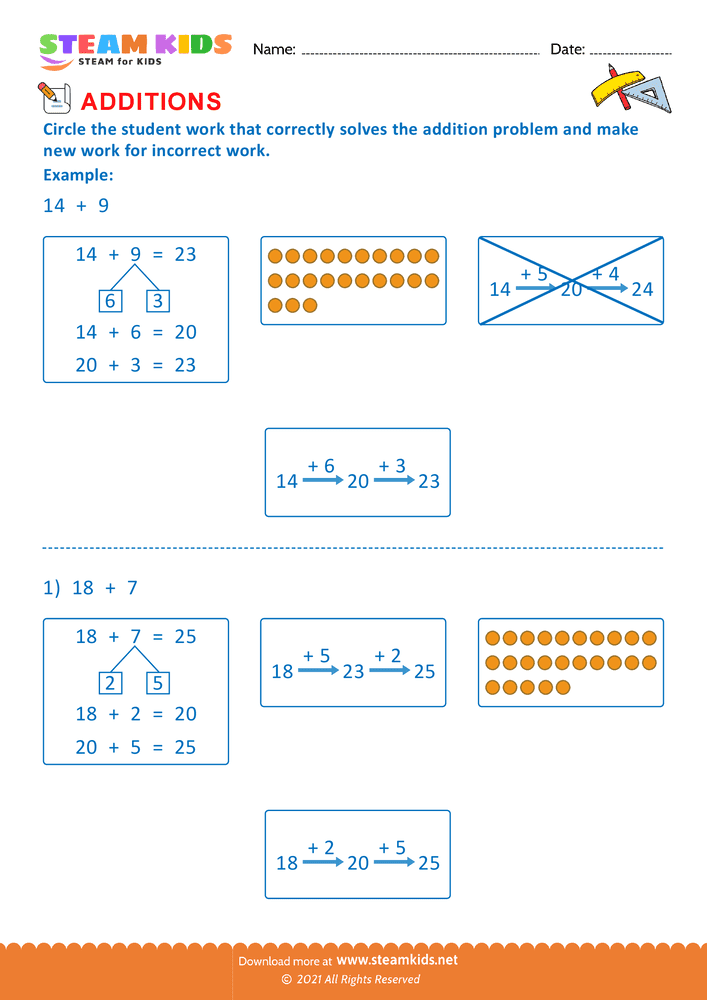 Free Math Worksheet - Solve the problem - Worksheet 5