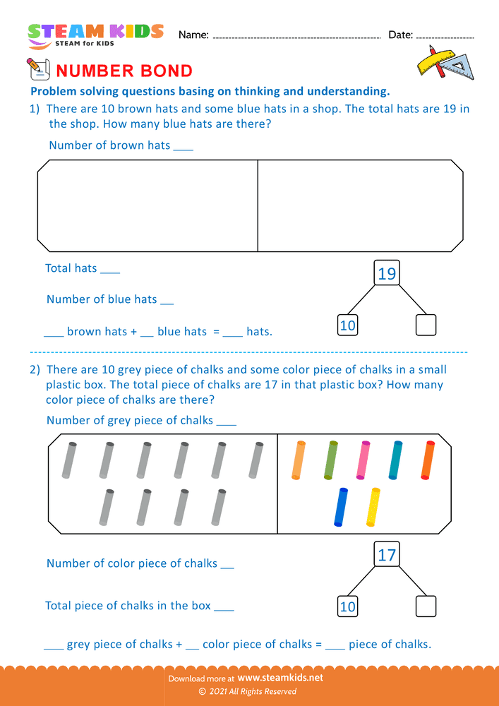 Free Math Worksheet - Solve the problem - Worksheet 4