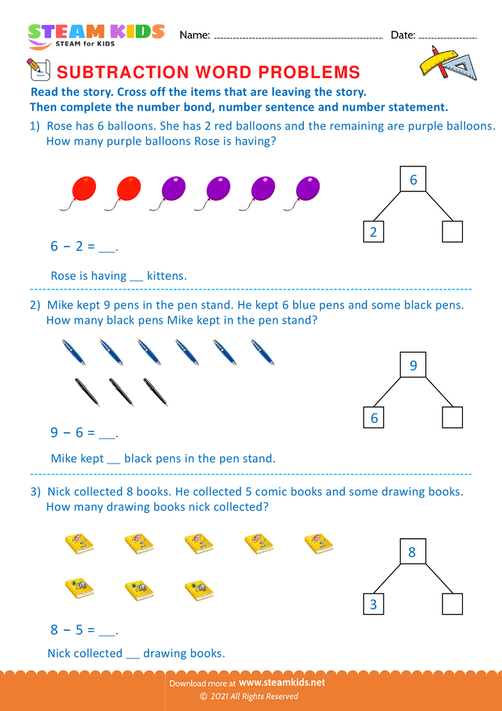 Free Math Worksheet - Cross of the figure - Worksheet 12
