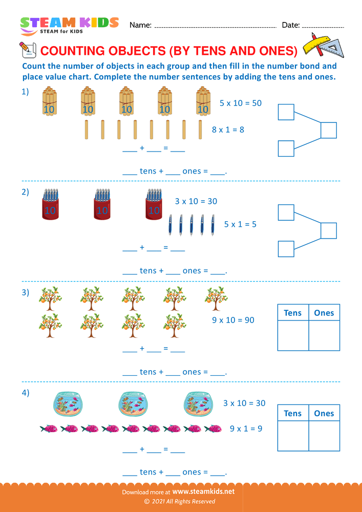 Free Math Worksheet - Dual Problems - Worksheet 4