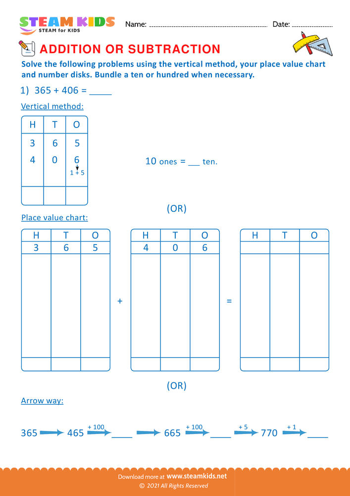 Free Math Worksheet - Solve the Following problems - Worksheet 27