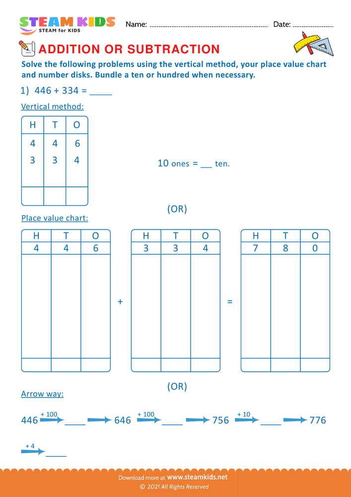 Free Math Worksheet - Solve the Following problems - Worksheet 29