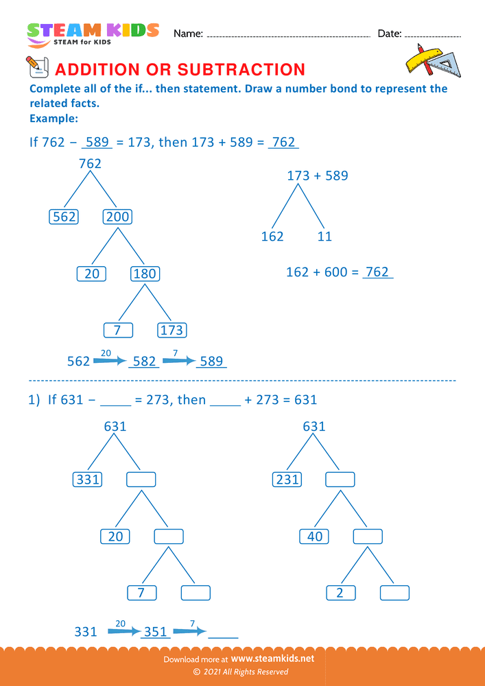 Free Math Worksheet - Solve drawing chips on place value chart  - Worksheet 15