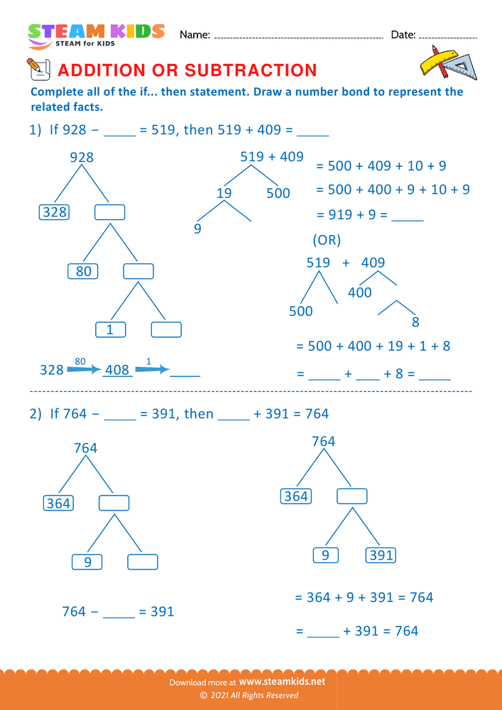 Free Math Worksheet - Solve drawing chips on place value chart  - Worksheet 16