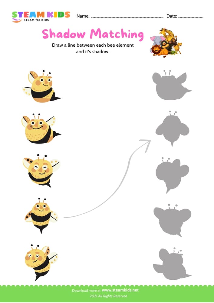 Free Science Worksheet - Matching - Worksheet 7