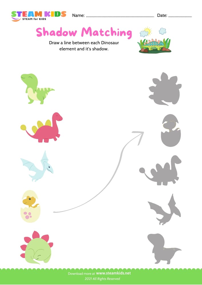 Free Science Worksheet - Matching - Worksheet 8