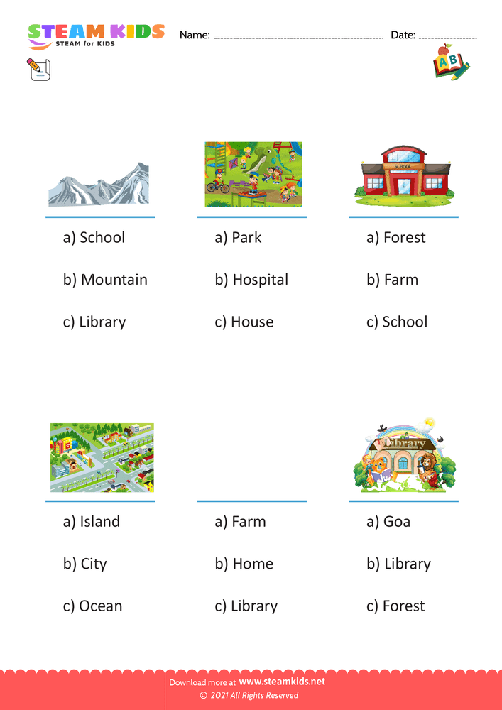 Free English Worksheet - Identify Nouns - Worksheet 4