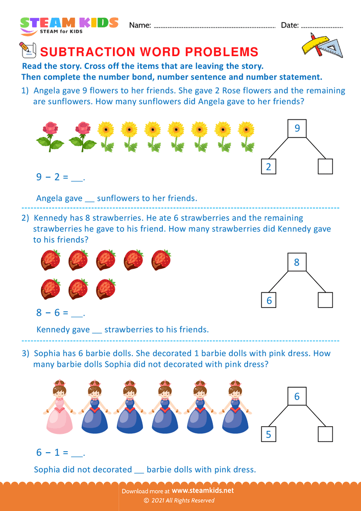 Free Math Worksheet - Cross of the figure - Worksheet 13