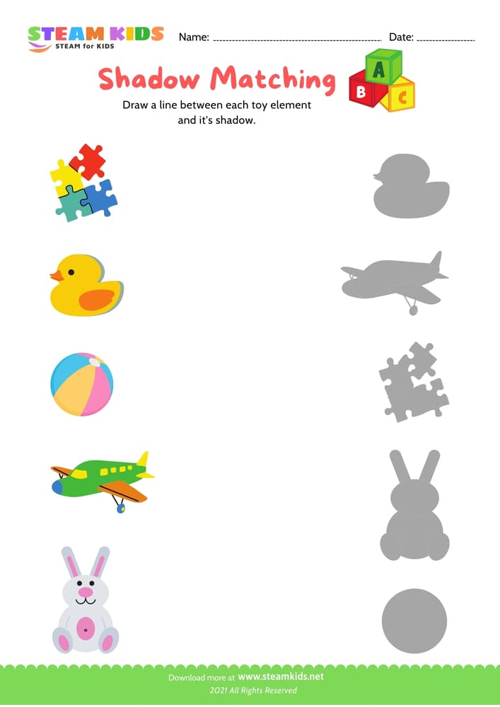 Free Science Worksheet - Matching - Worksheet 2