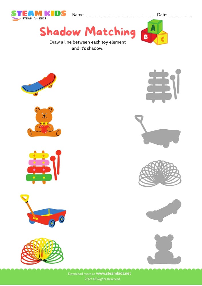 Free Science Worksheet - Matching - Worksheet 4