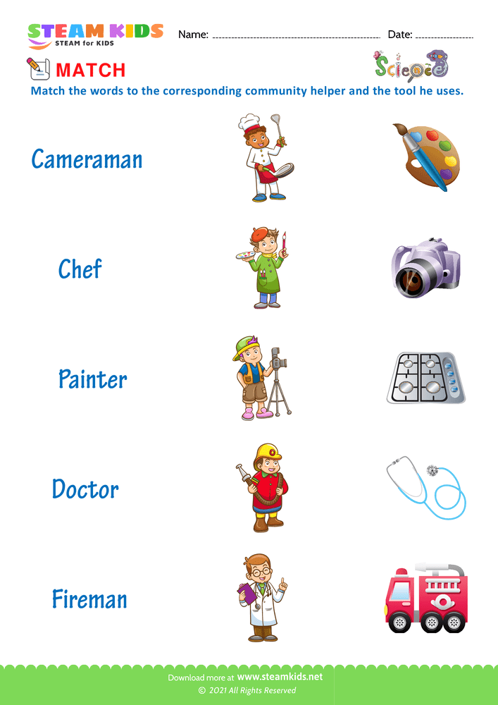 Free Science Worksheet - Our Neighbours - Worksheet 2